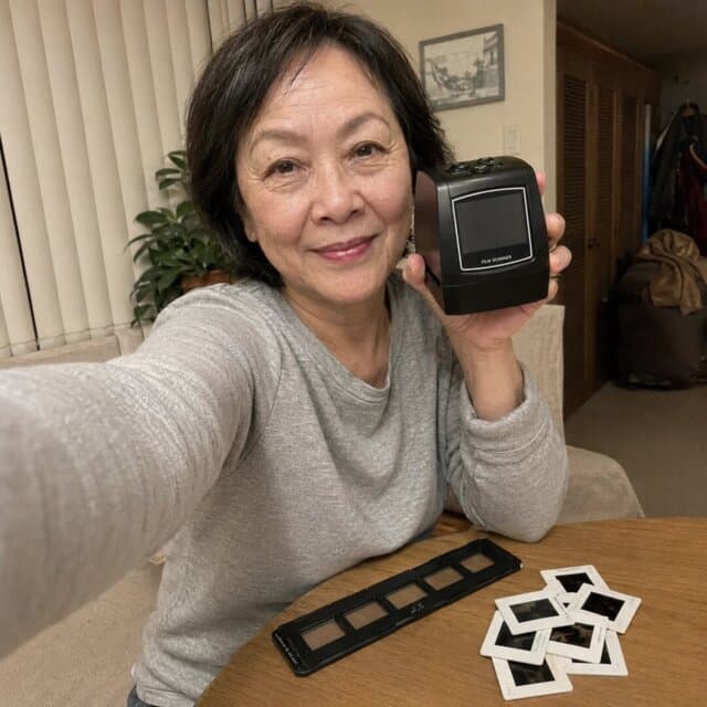 Wyan with their MemoryVault Box